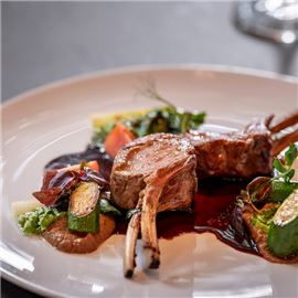 Lamb at Restaurant Mirabell